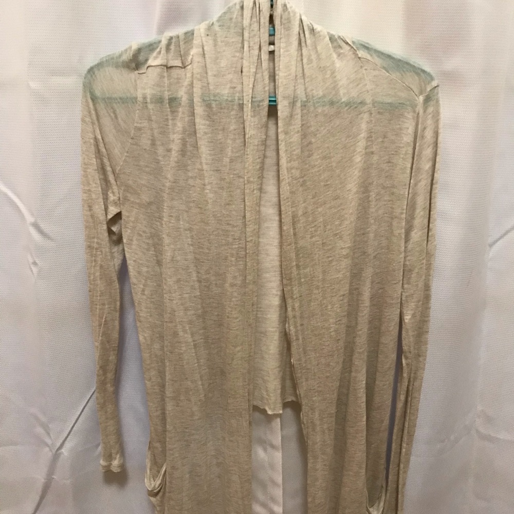 Sheer beige cardigan
